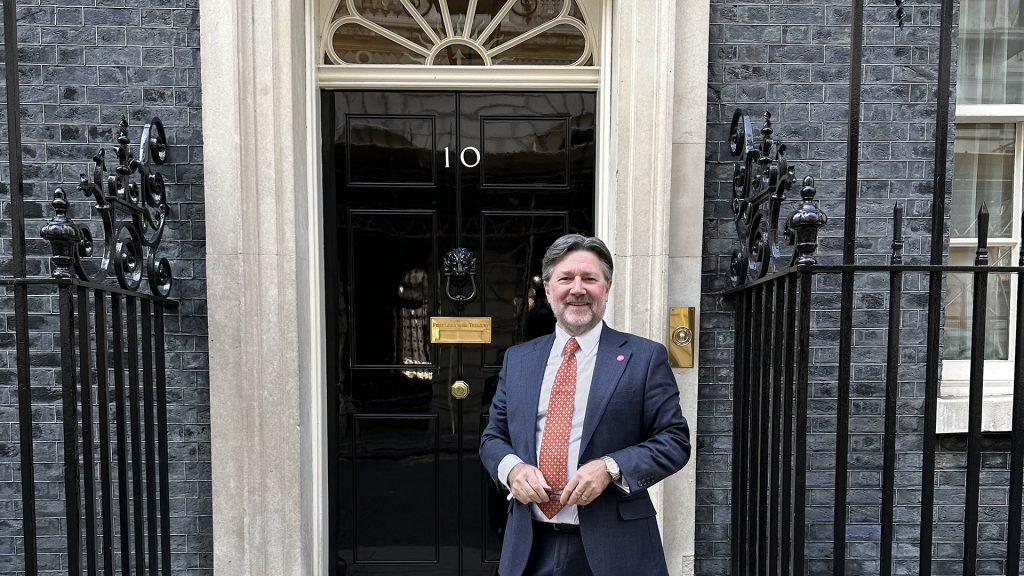 IPIA Chair, Charles Rogers, visited No 10 Downing Street on three occasions in 2023 in order to advocate for the UK print and paper industries