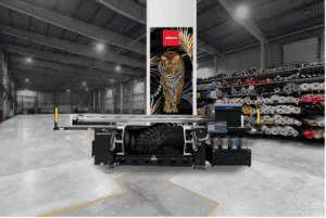 Making its debuting in France, the Tiger600-1800TS industrial textile printer which will be on display at Mimaki dealer, Mautom’s stand.