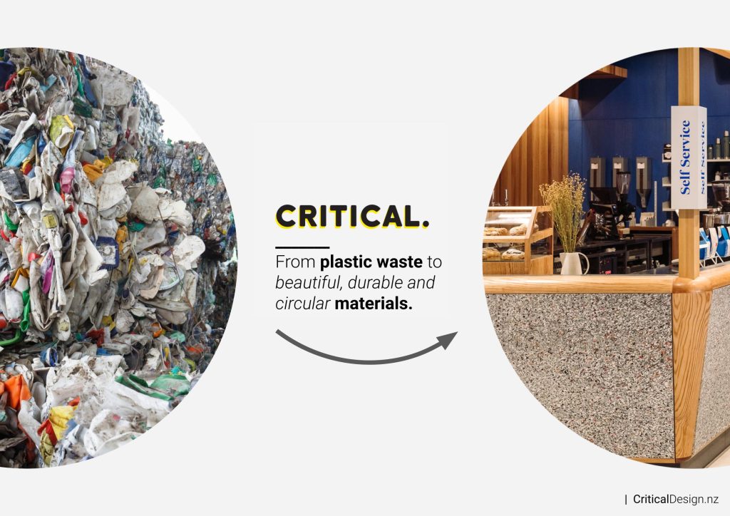 Critical is transforming hard-to-recycle plastics into high-quality, sustainable building and signage materials
