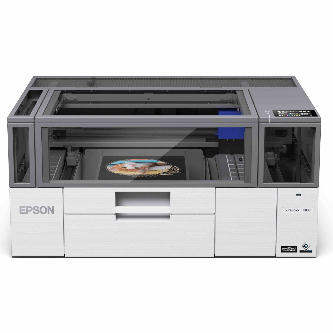 Epson SureColor F1060 compact desktop DTG and DTFilm printer 
