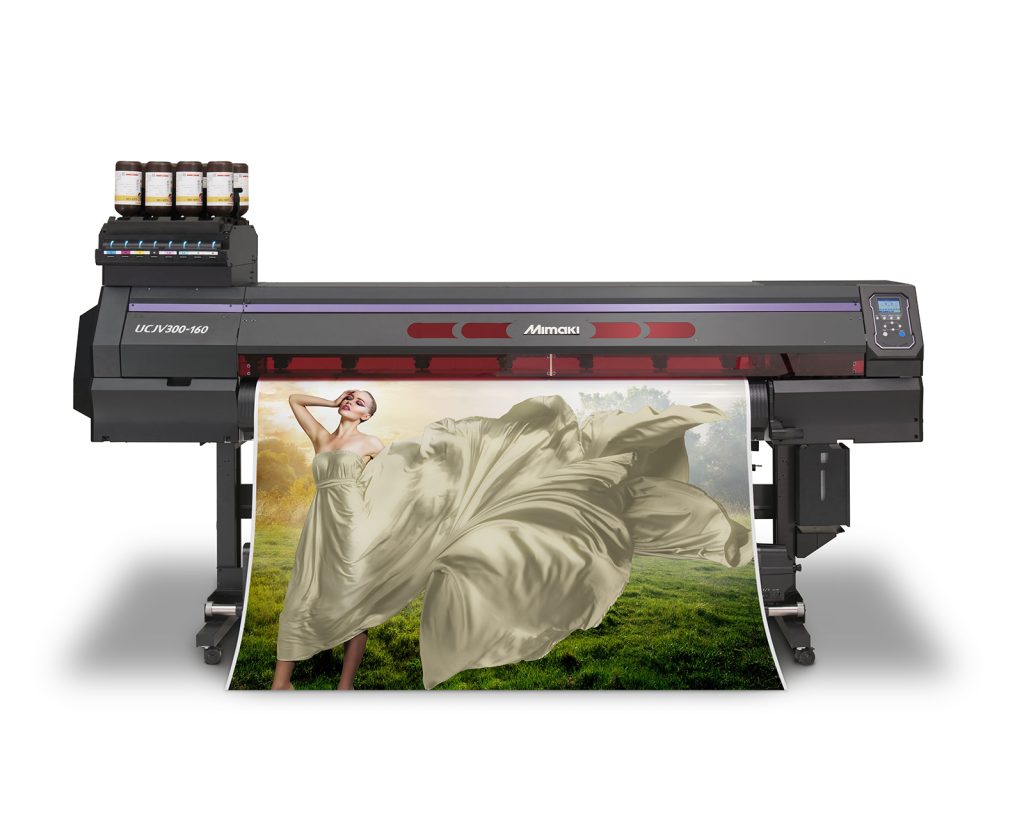 The UCJV300-160 is able to print up to up to five layers simultaneously.