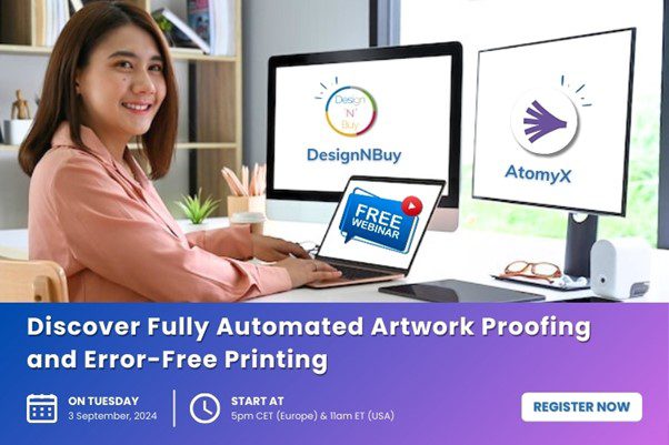 Advert for automated artwork proofing webinar