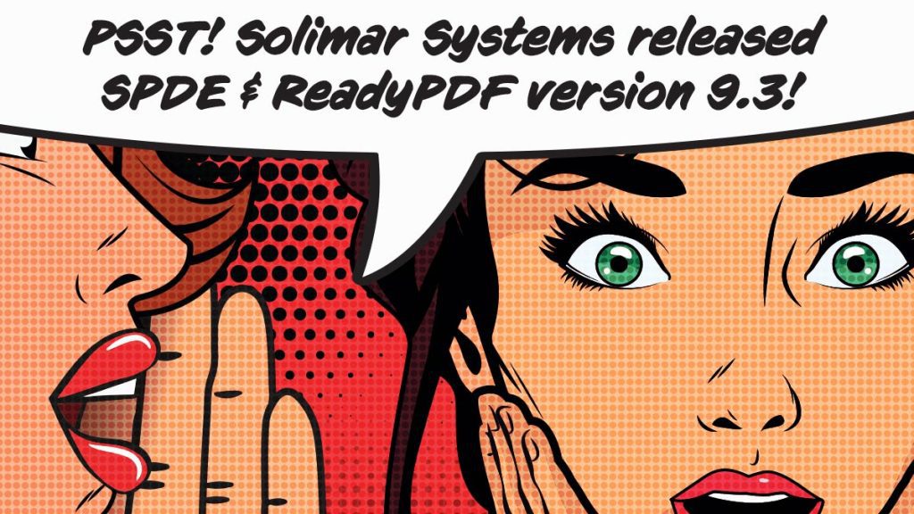 Solimar Systems ReadyPDF and SPDE (Speedy) version 9.3