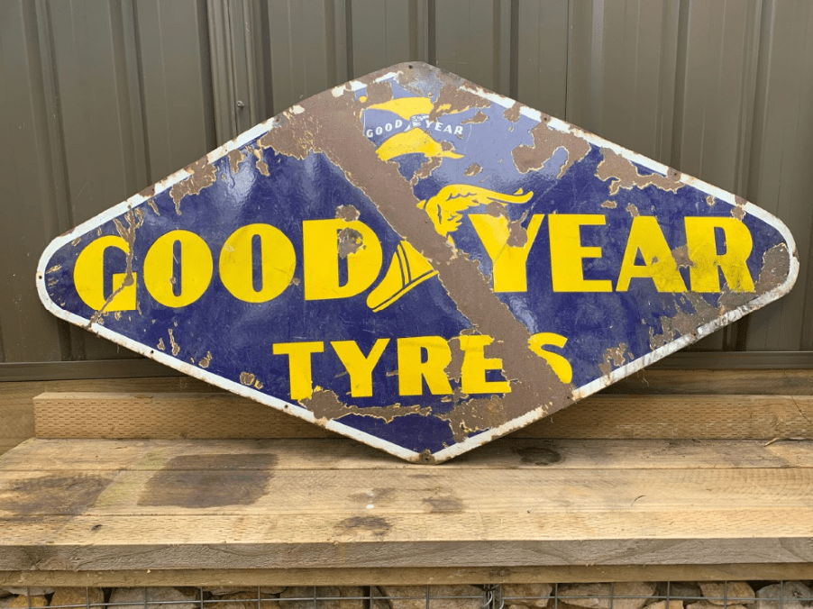 Good Year Tyres Antique Sign