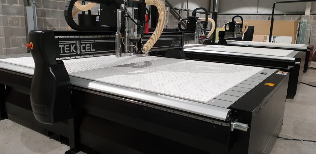 the Tekcel EXR CNC router