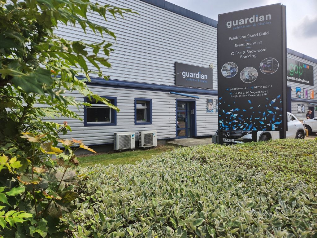 The Guardian Exhibition & Display premises near Southend