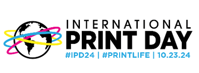 Logo for International Print Day #IPD24