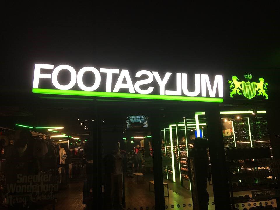 Firstlite and Footasylum LED signage