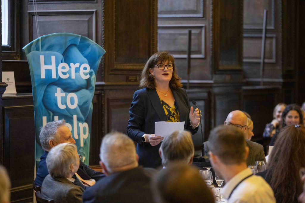  Nicky Morgan addresses the Printing Charity