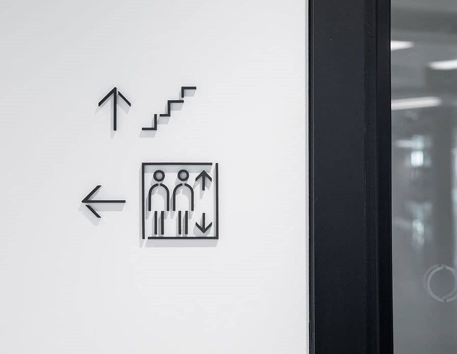 Iconography and pictograms on signs