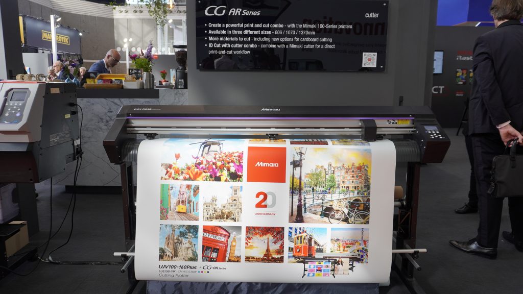 Mimaki's efficient cutting plotter, the CG-AR Series, will also be displayed at the show